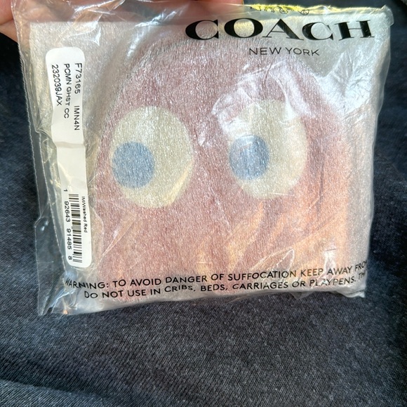Coach Brand new still in packaging - Pac Man Ghost Coin Case - RED - Picture 2 of 7